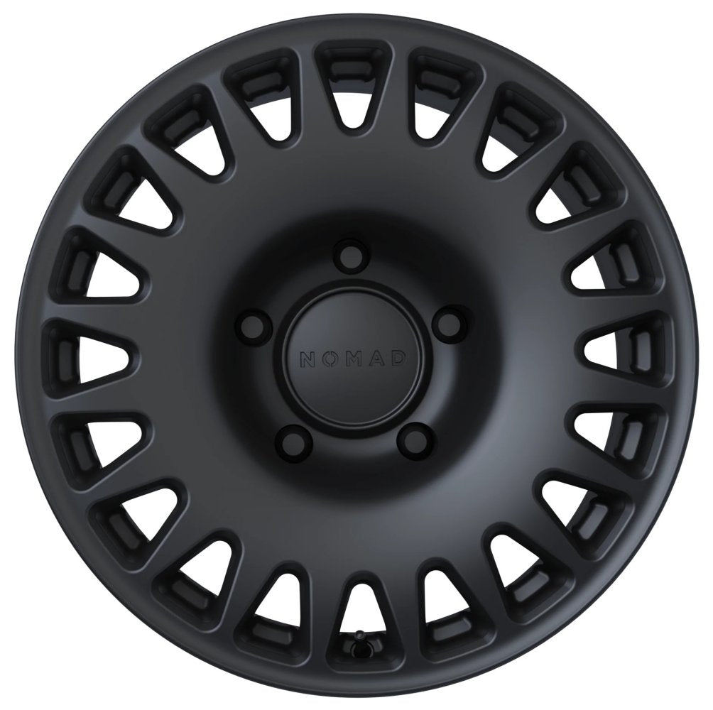 (Clearance - No Returns) 17x7.5 Nomad Off-Road 503 Sahara Satin Black (Flow Form) 5x160 50mm - Flex Offroad