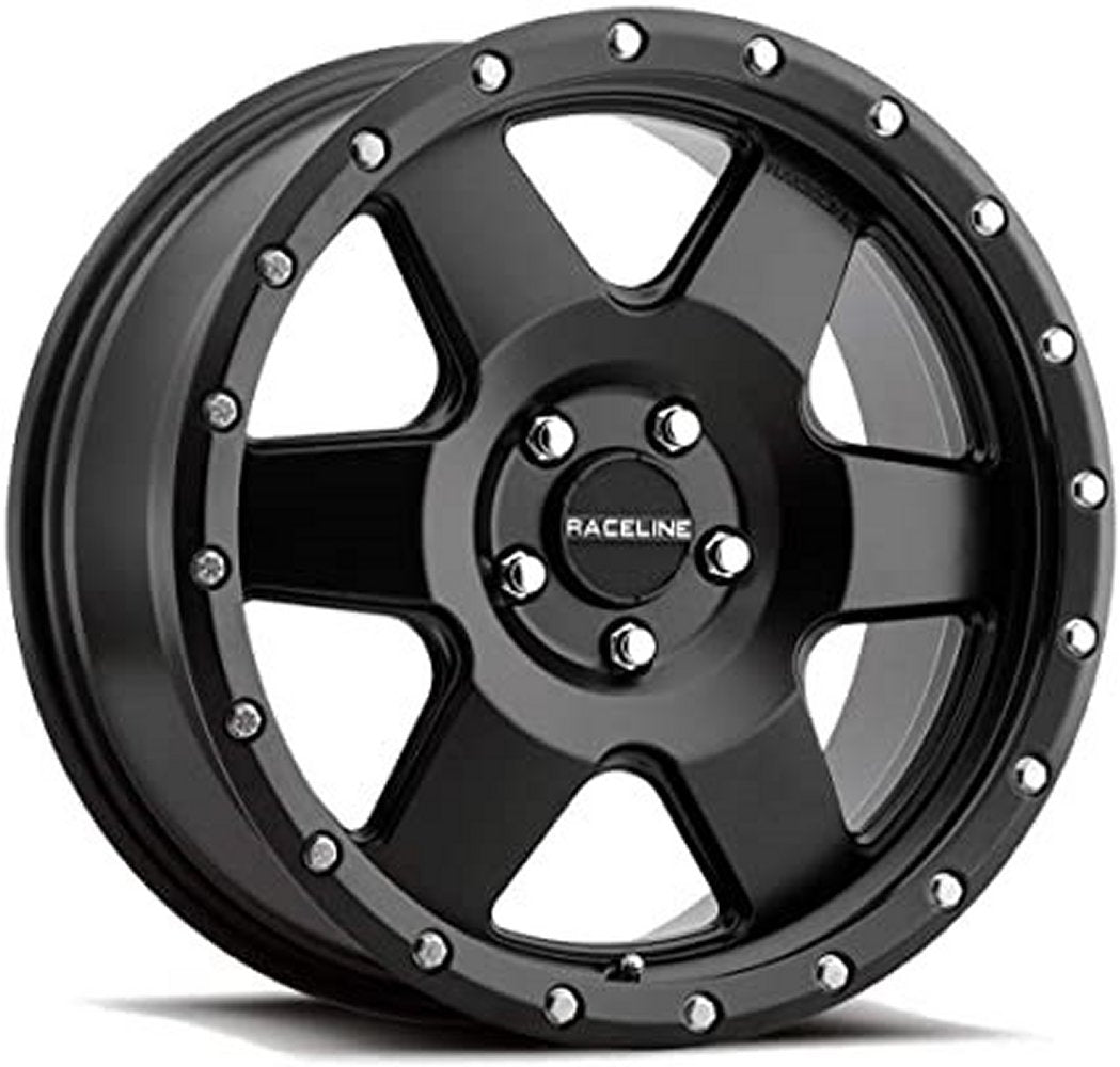 (Clearance - No Returns) 17x8 Raceline 946B Boost Matte Black (CUV) 5x5/127 35mm - Flex Offroad