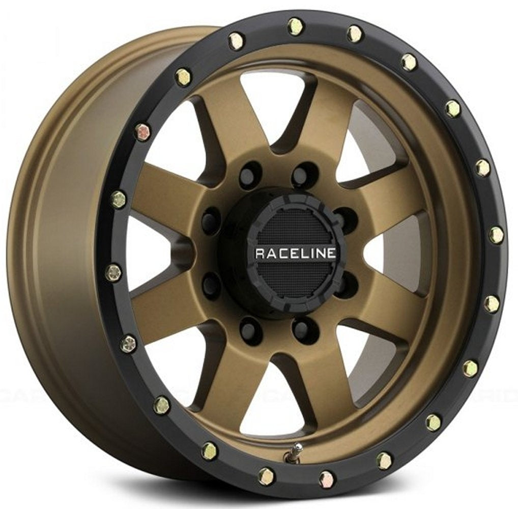 17x9 Raceline 935BZ Defender Bronze 6x5.5/139.7 -12mm - Flex Offroad