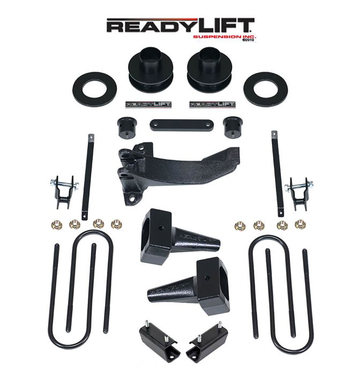 ReadyLIFT 2.5" SST Lift Kit w/ 4" Rear Blocks 2011-2016 Ford F-250/F-350 Super Duty 4WD (1 Piece Drive Shaft) 69-2524 - Flex Offroad