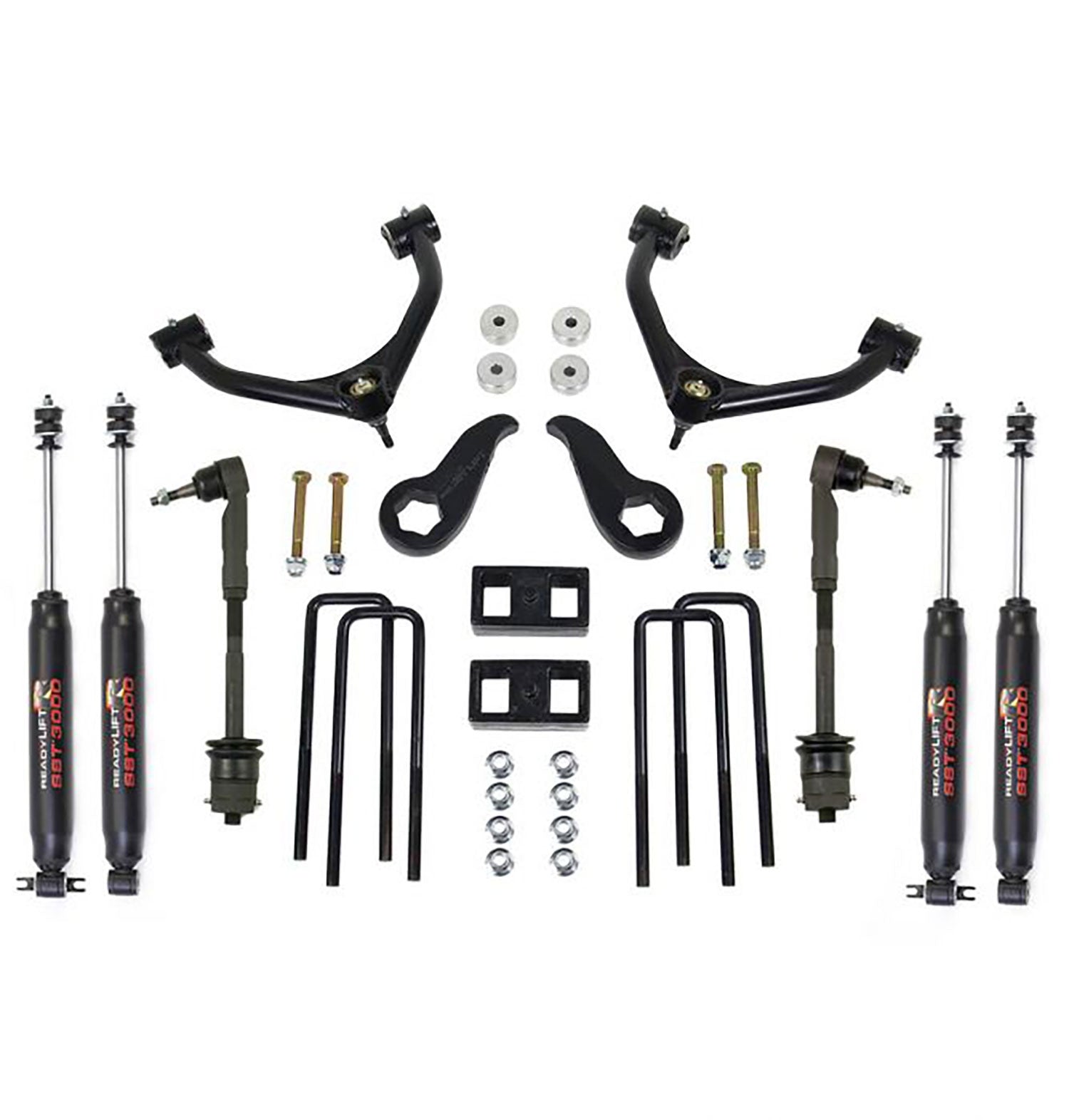 ReadyLIFT 3.5'' Front 2'' Rear SST Lift Kit w/ SST3000 Shocks & Tow Block 2011-2019 Chevrolet/GMC 2500HD 69-3512 - Flex Offroad