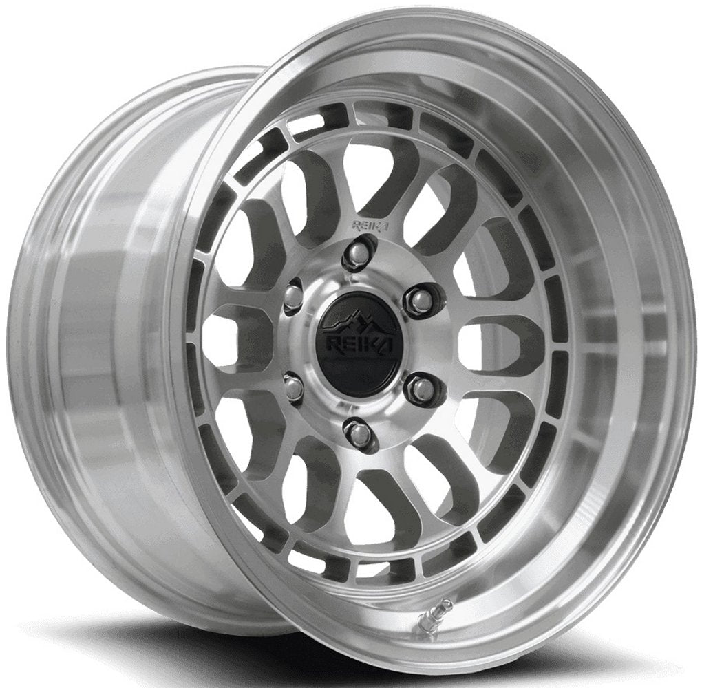 17x9 Reika R35 Rambler Machined Clear (Flow Formed) 5x5/127 -38mm - Flex Offroad