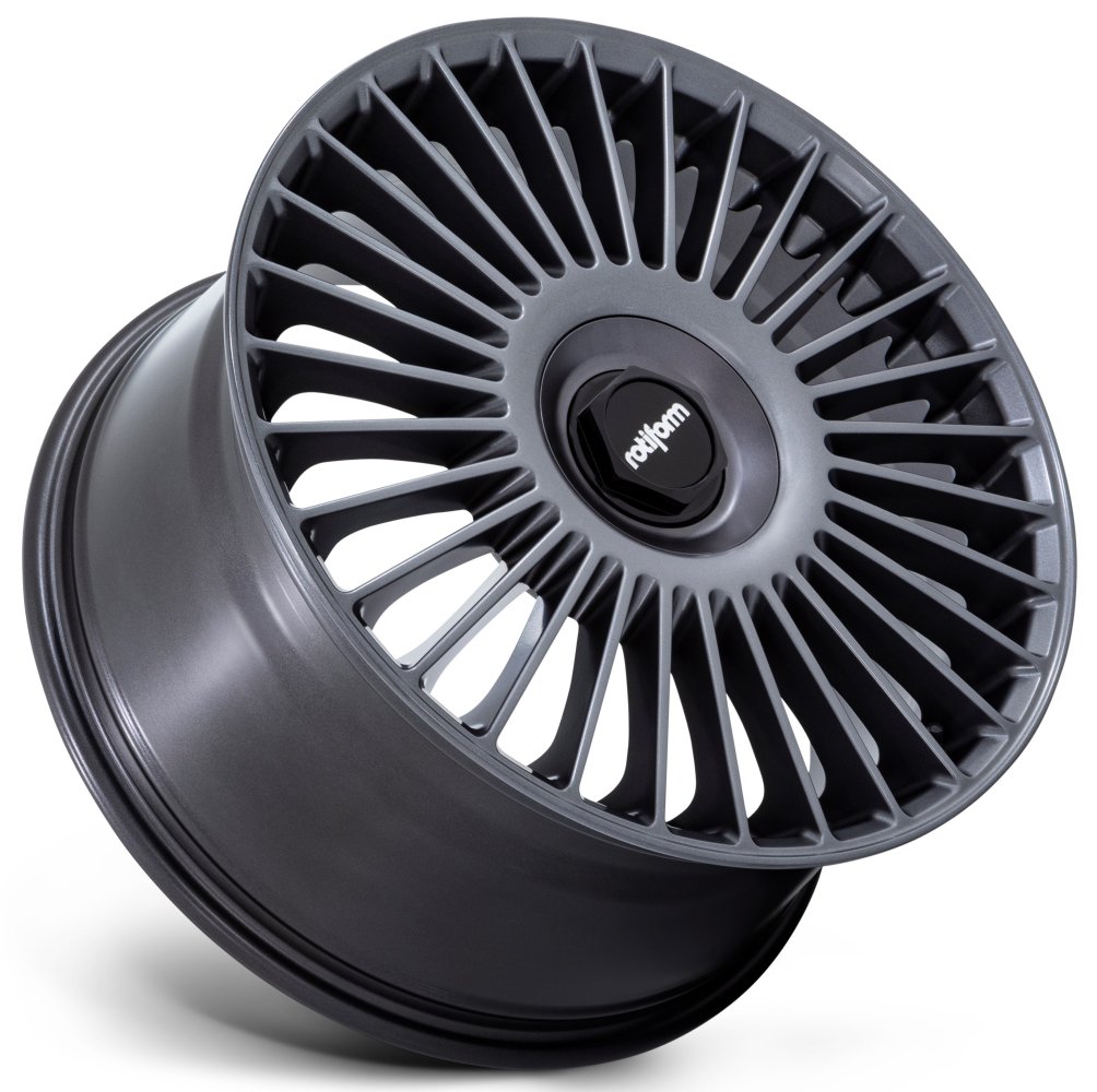 22X11.5 Rotiform GRZ Matte Anthracite RC202 5x112 5x120 40mm - Flex Offroad