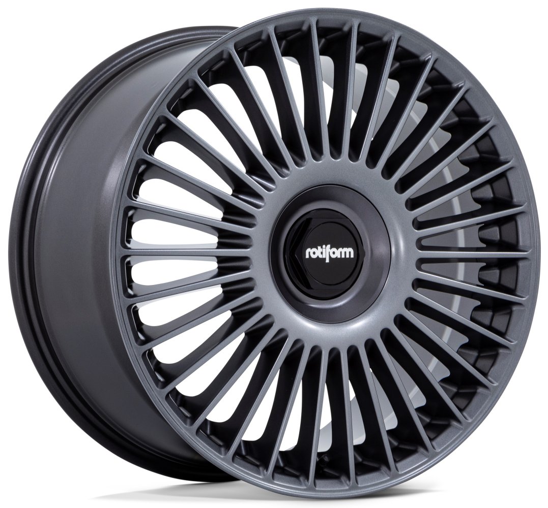 20X10 Rotiform GRZ Matte Anthracite RC202 5x112 5x120 40mm - Flex Offroad