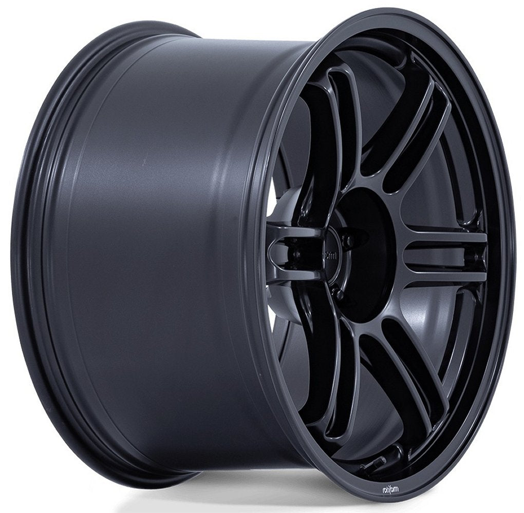 18X8.5 Rotiform RPS Matte Black RC209 5x120 35mm