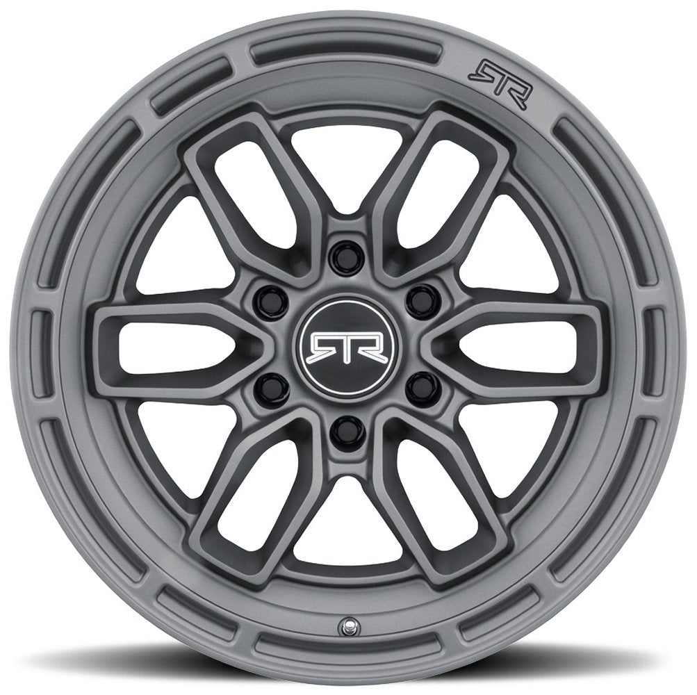 18x9 RTR EVO 6 Bronco / Ranger Satin Charcoal (Flow Formed) 6x5.5/139.7 0mm - Flex Offroad