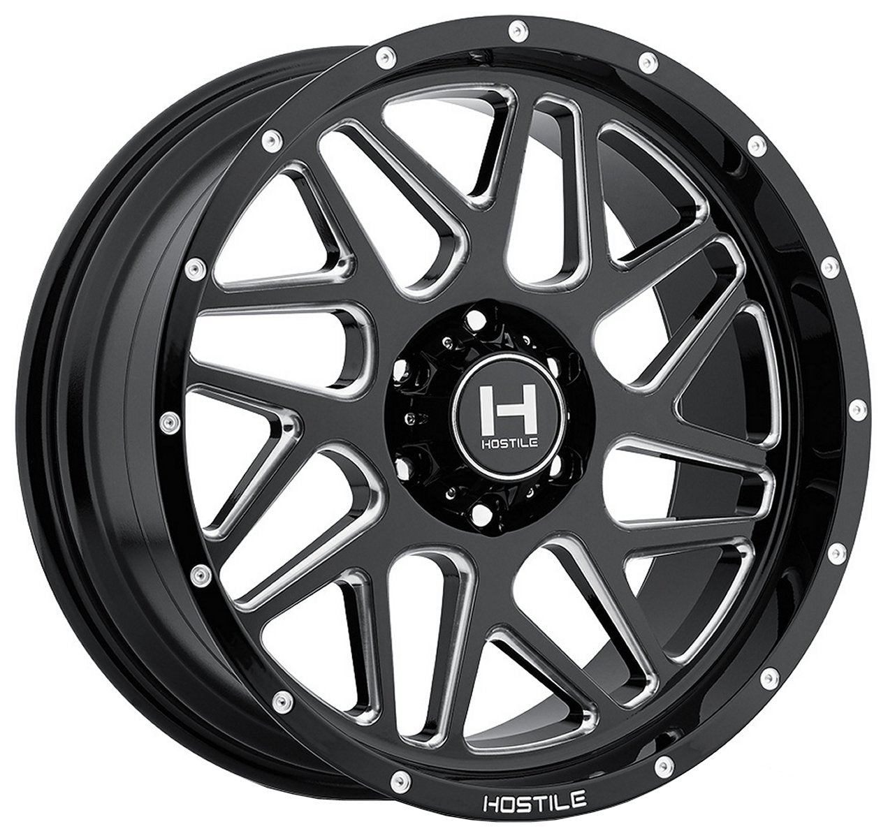 20x12 Hostile H108 Sprocket Blade Cut (* May Require Trimming) 5x5.5/139.7 -44mm