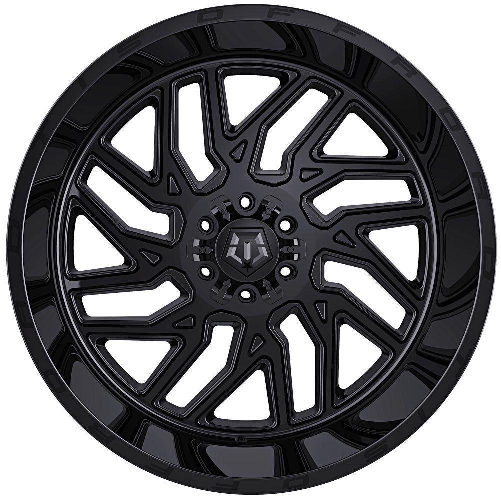 20X9 TIS Off-Road 544B Gloss Black 8x6.5/165 17mm