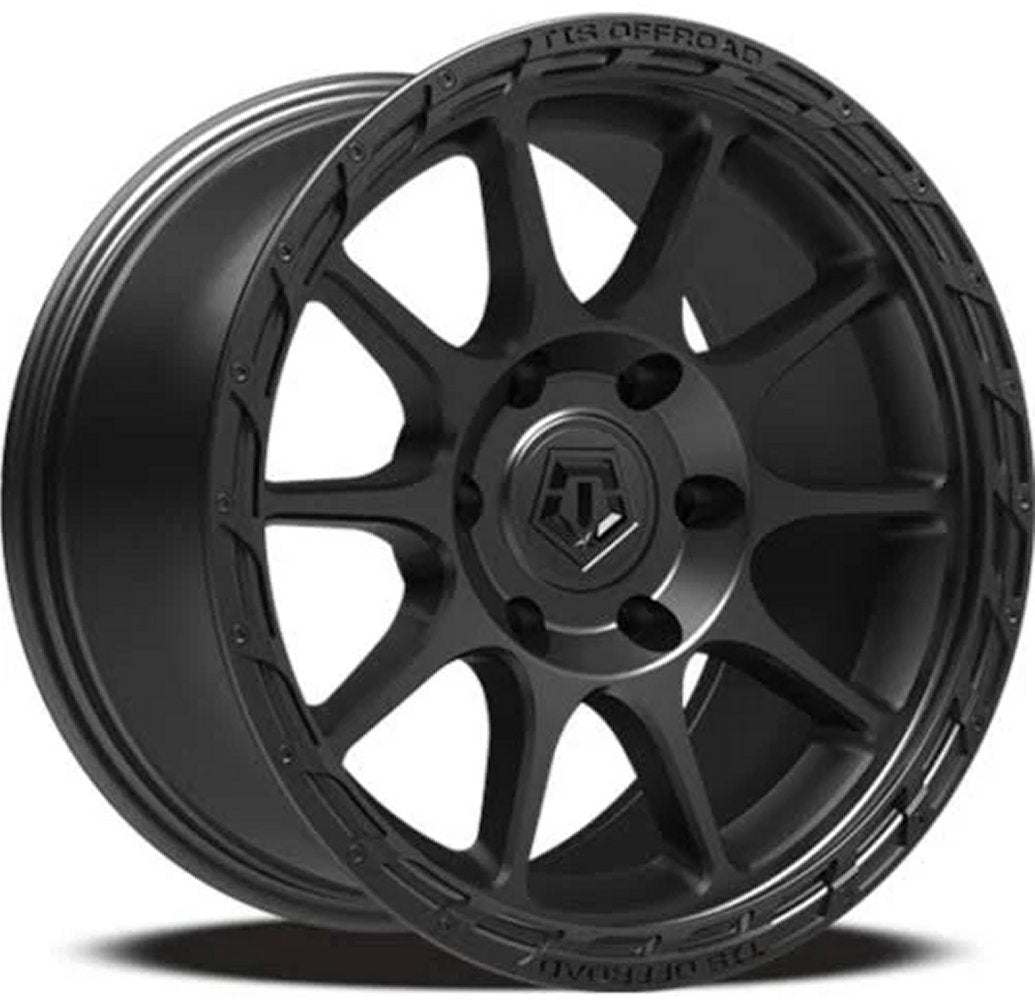 18x9 TIS Off-Road 563B Satin Black 6x5.5/139.7 0mm - Flex Offroad
