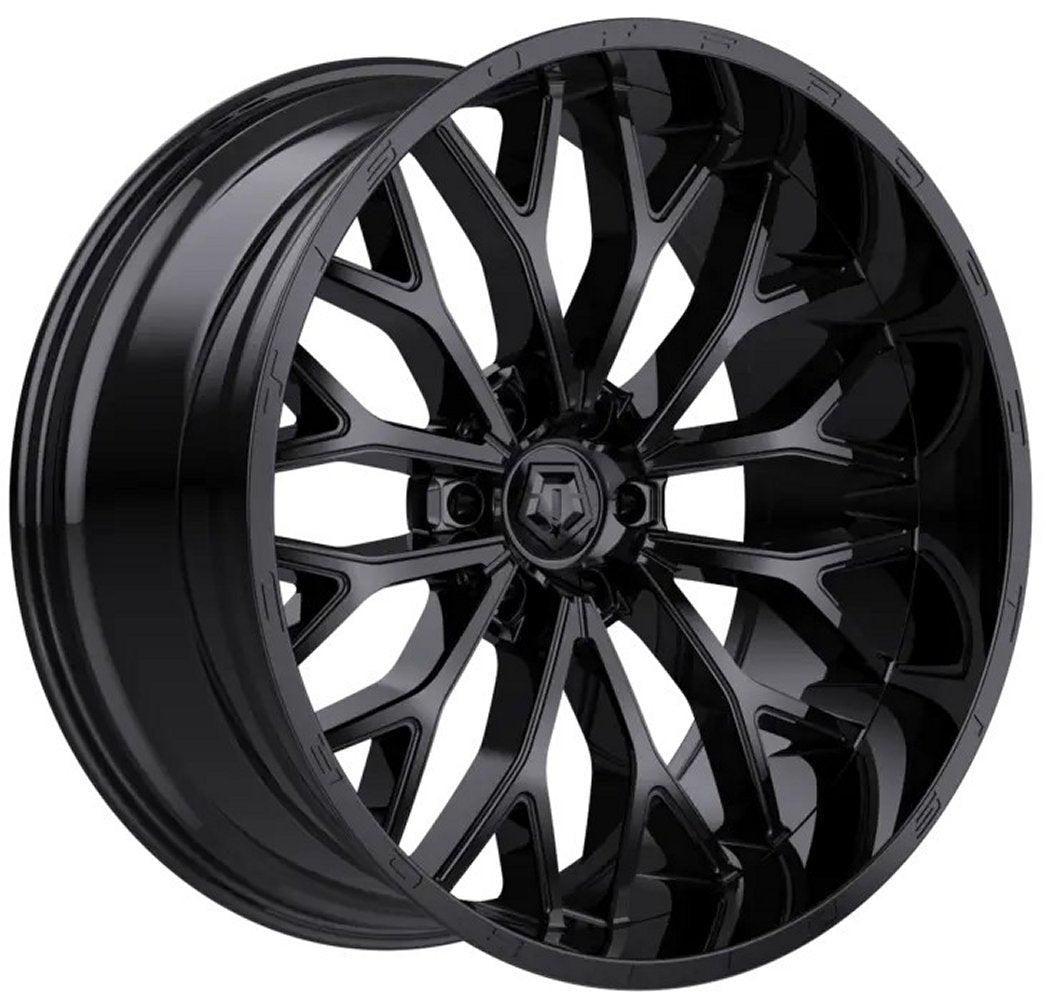 20X10 TIS Off-Road 565B Gloss Black 6x135 -24mm - Flex Offroad