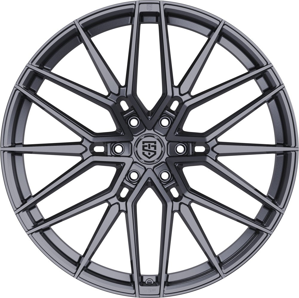 24X10 TIS Motorsports 506GM Gunmetal 6x5.5/139.7 24mm