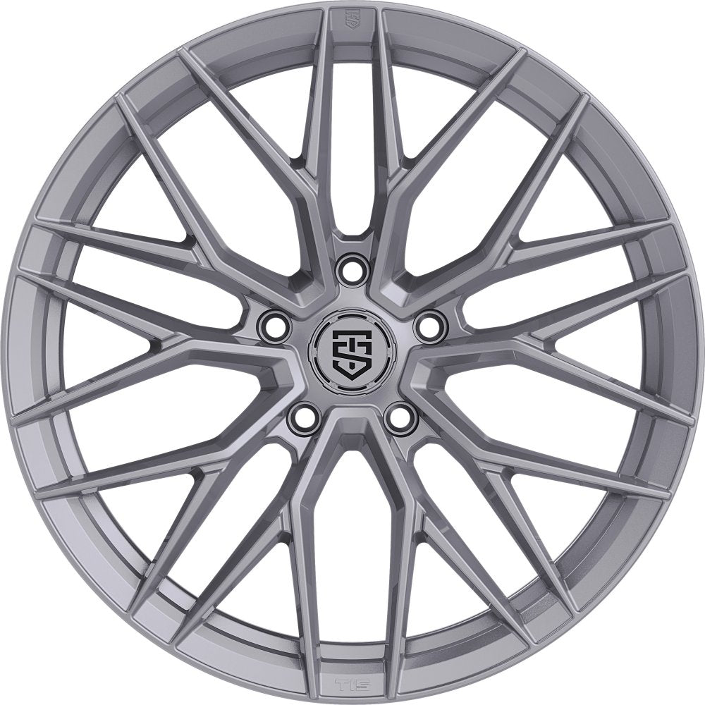 (Special Pricing) 20X8.5 TIS Motorsports 505S Gloss Silver 5x120 35mm