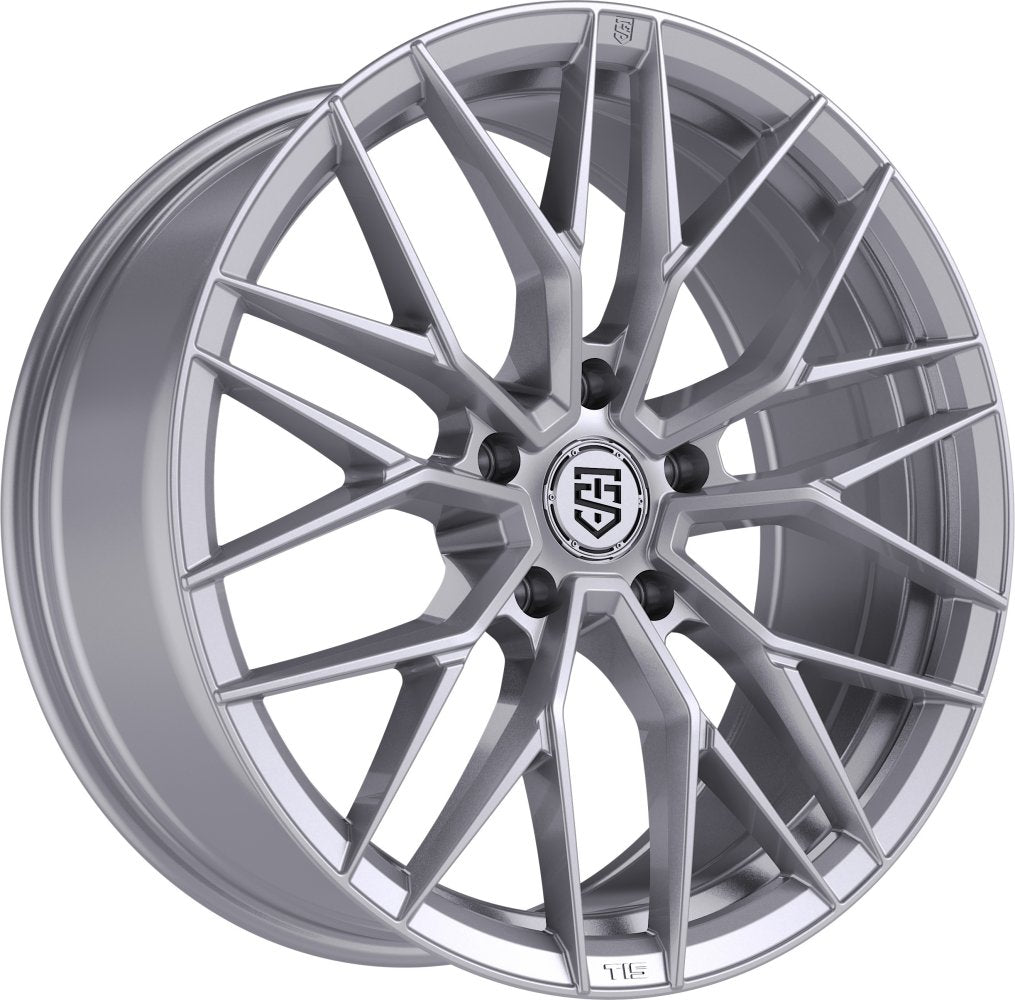 (Special Pricing) 20X8.5 TIS Motorsports 505S Gloss Silver 5x120 35mm