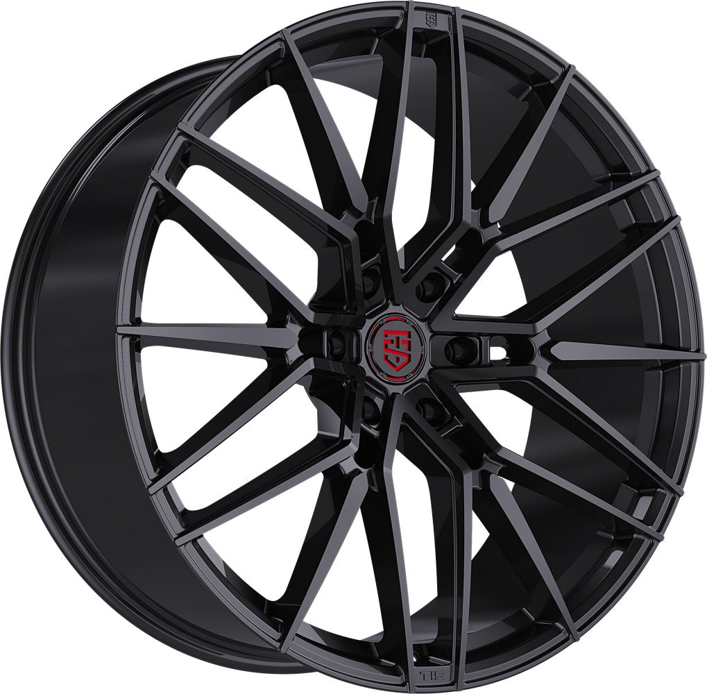 26X10 TIS Motorsports 506B Gloss Black 6x5.5/139.7 24mm