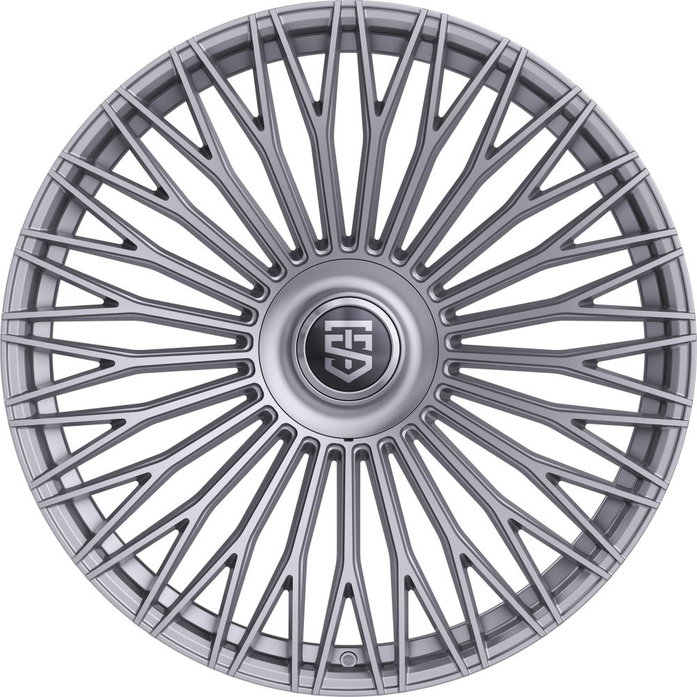 18X8 TIS Motorsports 507S Gloss Silver 5x112 5x4.5/114.3 35mm
