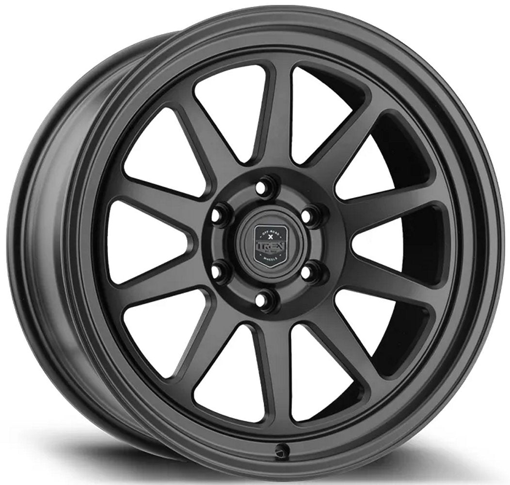 20x9 TREX Off-Road T100 Matte Gunmetal (Fully Forged) 6x135 18mm - Flex Offroad