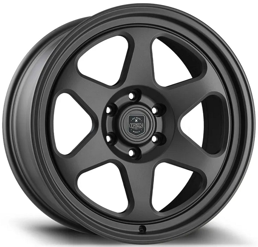 17X8.5 TREX Off-Road T200 Matte Gunmetal (Fully Forged) 6x135 0mm - Flex Offroad