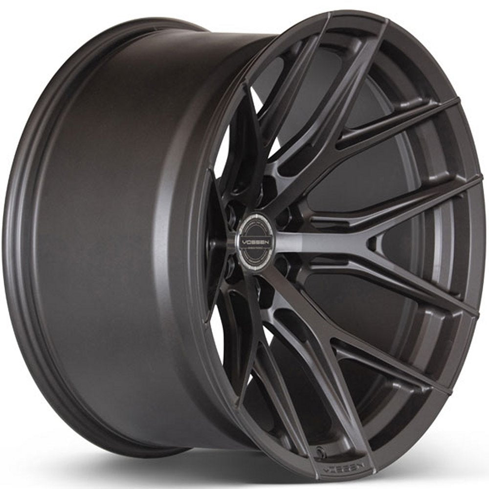 20x10 Vossen HF6-4 Matte Gunmetal (Hybrid Forged) (Super Deep Concave) 6x135 -18mm - Flex Offroad