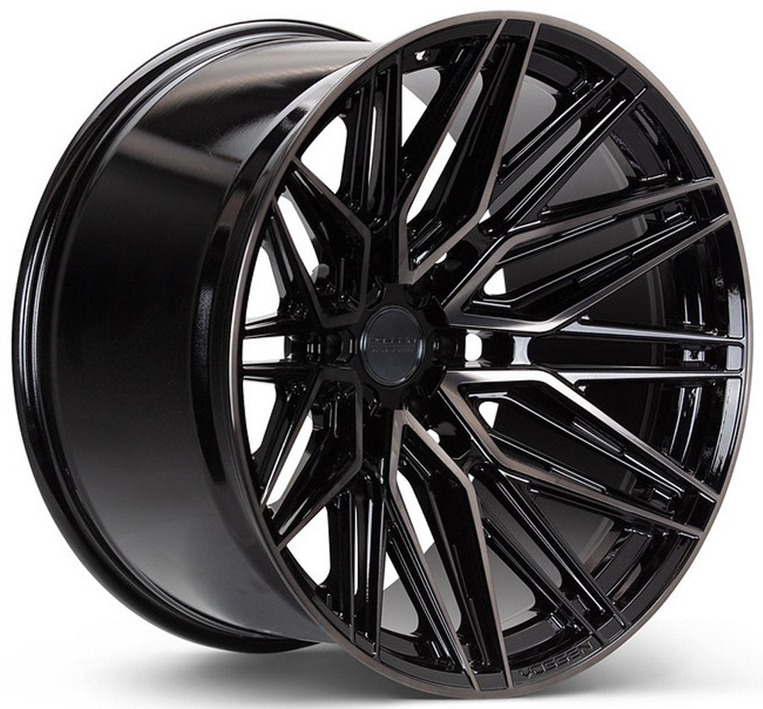 22x12 Vossen HF6-5 Gloss Black Tinted (Hybrid Forged) (Extreme Deep Concave) 6x5.5/139.7 -44mm - Flex Offroad