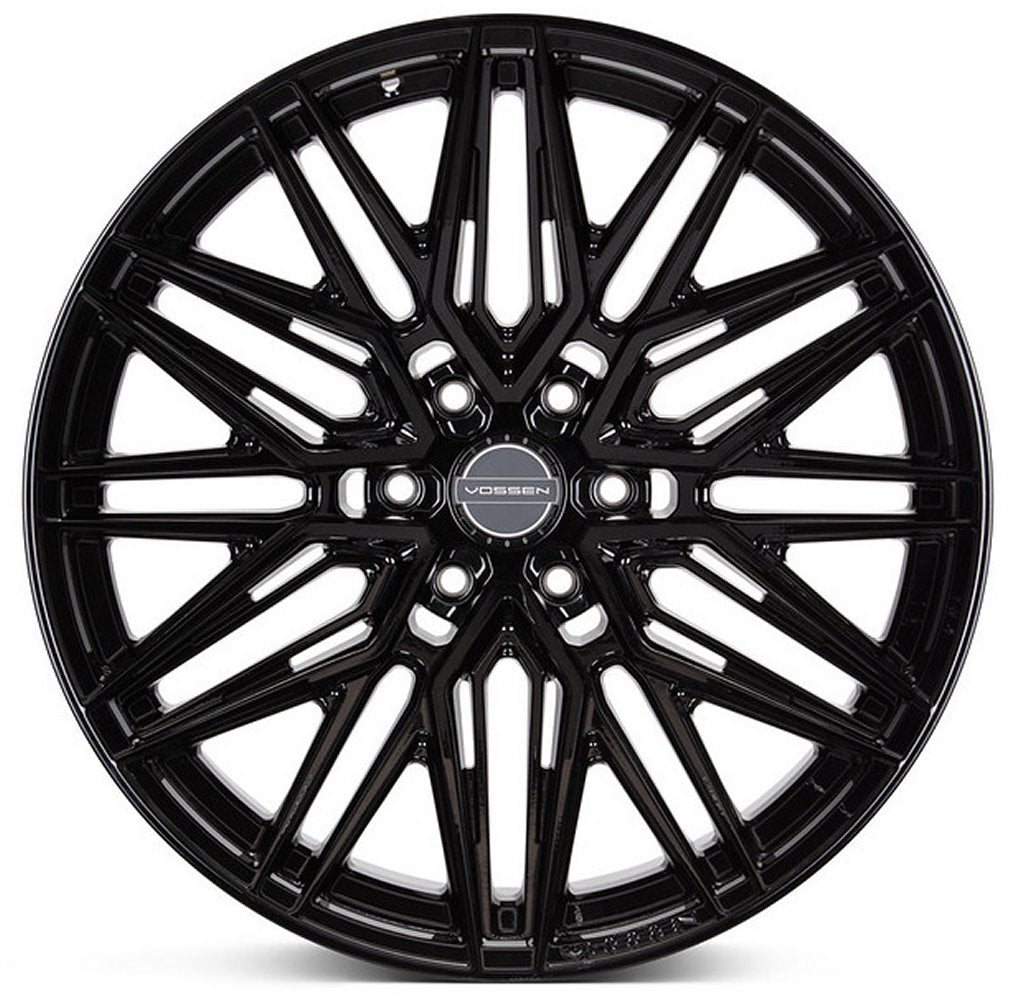 22x10 Vossen HF6-5 Gloss Black (Hybrid Forged) (Super Deep Concave) 6x135 -18mm - Flex Offroad