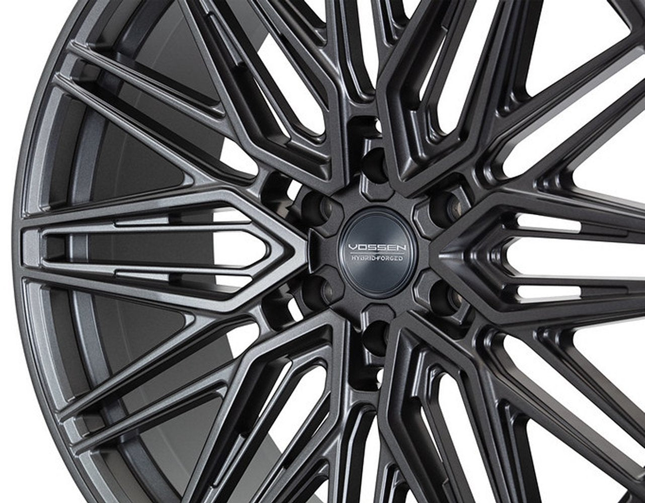 20x9.5 Vossen HF6-5 Matte Gunmetal (Hybrid Forged) (Deep Concave) 6x135 15mm