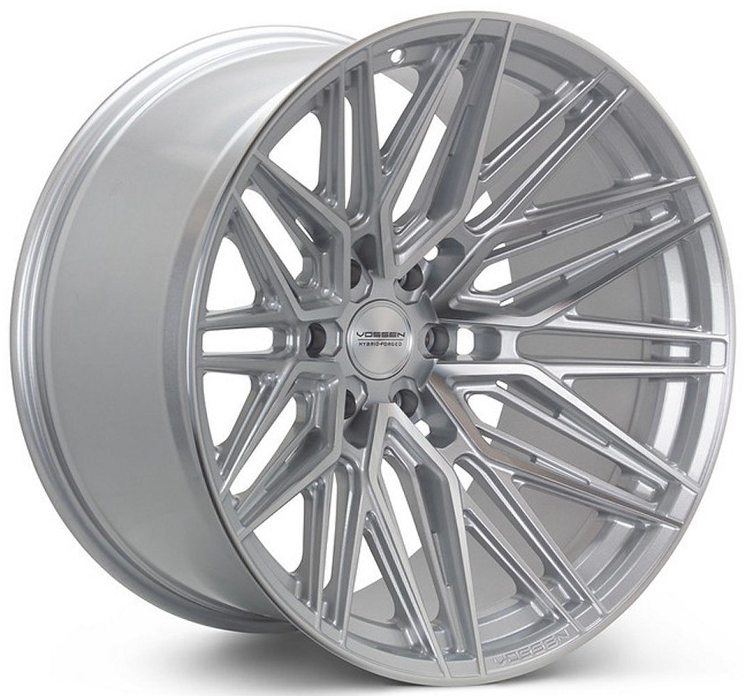 20x9.5 Vossen HF6-5 Silver Polished (Hybrid Forged) (Super Deep Concave) 6x135 15mm - Flex Offroad