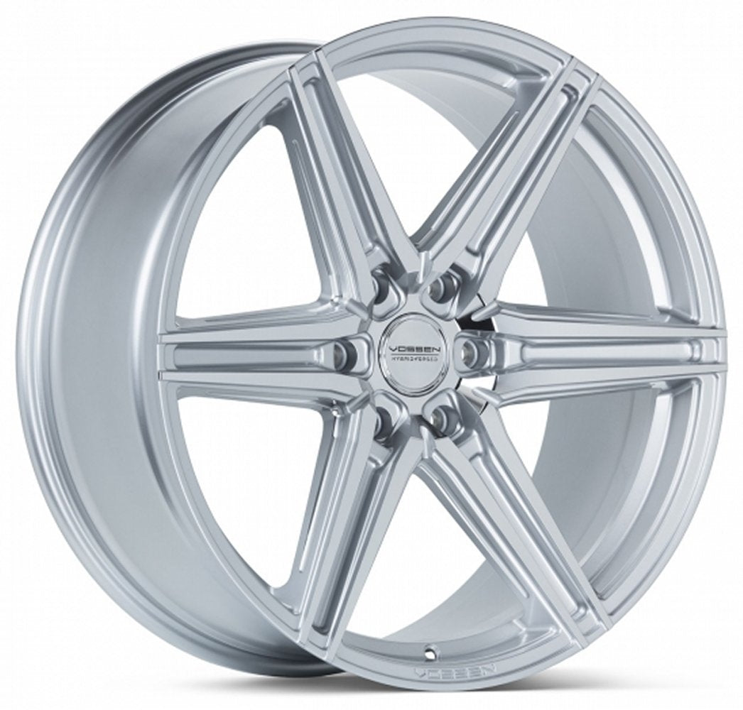 20x9.5 Vossen HF6-2 Silver Machined (Hybrid Forged) (Deep Concave) 6x5.5/139.7 15mm - Flex Offroad