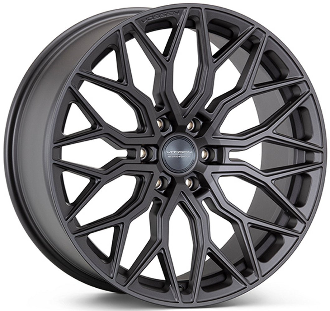22x9.5 Vossen HF6-3 Matte Gunmetal (Hybrid Forged) (Deep Concave) 6x5.5/139.7 20mm - Flex Offroad