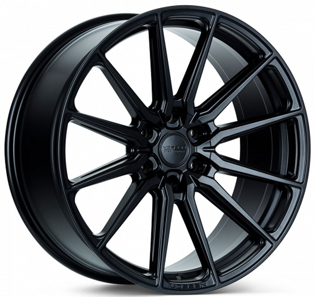 22x9.5 Vossen HF6-1 Satin Black (Hybrid Forged) (Deep Concave) 6x135 20mm - Flex Offroad