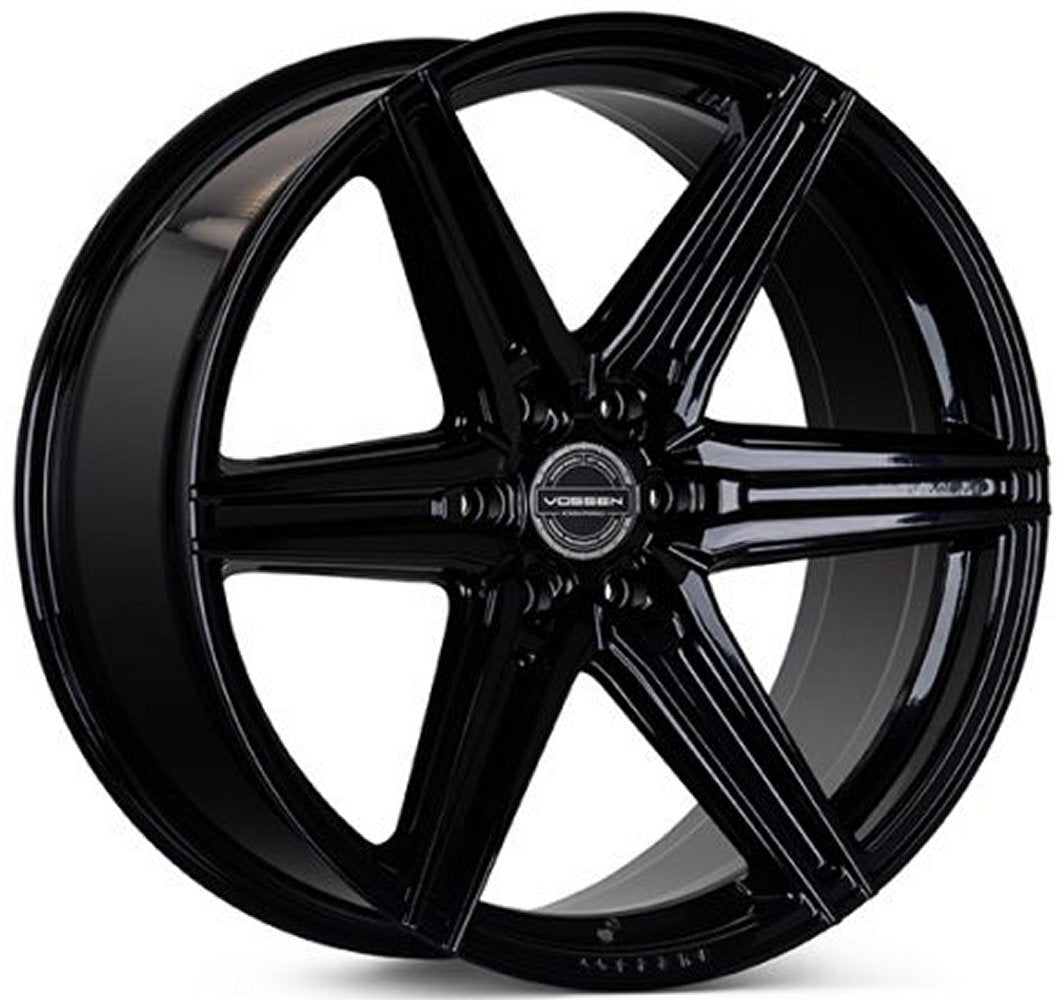 20x9.5 Vossen HF6-2 Gloss Black (Hybrid Forged) (Deep Concave) 6x135 15mm - Flex Offroad