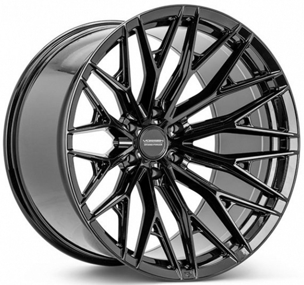 22X12 Vossen HFX-6 Gloss Black (Hybrid Forged) 6x135 -44mm
