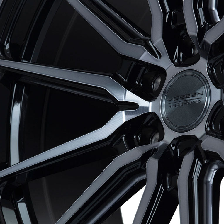24x10 Vossen HF6-1 Gloss Black w/ Double Tint (Hybrid Forged) (Deep Concave) 6x135 25mm - Flex Offroad