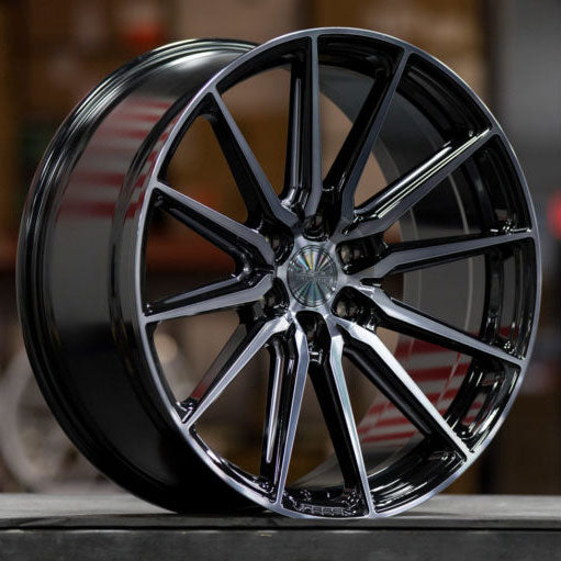 22x9.5 Vossen HF6-1 Gloss Black w/ Double Tint (Hybrid Forged) (Deep Concave) 6x5.5/139.7 20mm - Flex Offroad