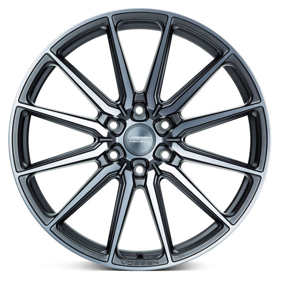24x10 Vossen HF6-1 Tinted Matte Gunmetal (Hybrid Forged) (Deep Concave) 6x135 25mm - Flex Offroad