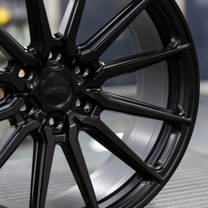 20x9.5 Vossen HF6-1 Satin Black (Hybrid Forged) (Flow Formed) (Deep Concave) 6x135 15mm - Flex Offroad