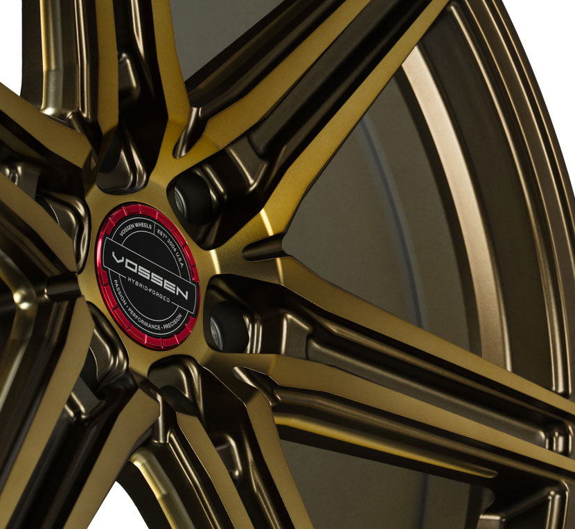 20x9.5 Vossen HF6-2 Tinted Matte Bronze (Hybrid Forged) (Deep Concave) 6x135 15mm