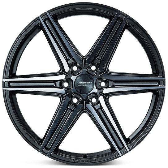 24x10 Vossen HF6-2 Tinted Matte Gunmetal (Hybrid Forged) (Deep Concave) 6x135 25mm - Flex Offroad