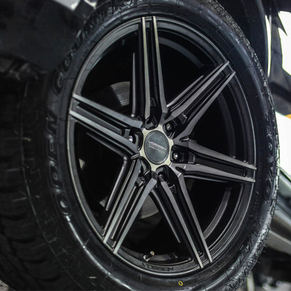 24x10 Vossen HF6-2 Tinted Matte Gunmetal (Hybrid Forged) (Deep Concave) 6x135 25mm - Flex Offroad