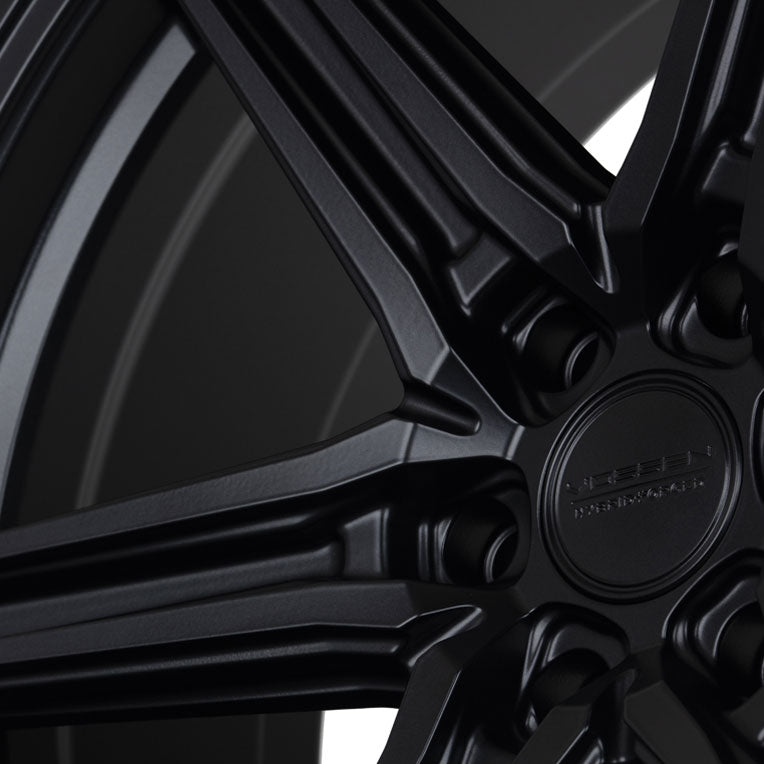 20x9.5 Vossen HF6-2 Satin Black (Hybrid Forged) (Deep Concave) 6x5.5/139.7 15mm - Flex Offroad