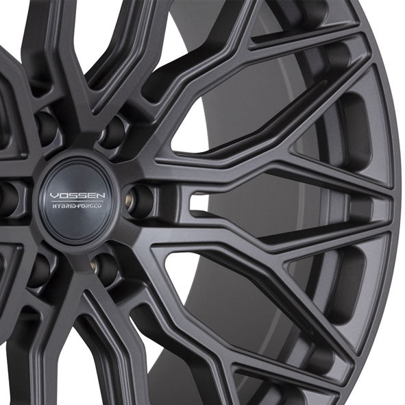 24x10 Vossen HF6-3 Matte Gunmetal (Hybrid Forged) (Deep Concave) 6x135 25mm