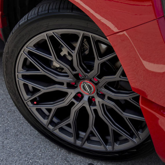 24x10 Vossen HF6-3 Matte Gunmetal (Hybrid Forged) (Deep Concave) 6x135 25mm