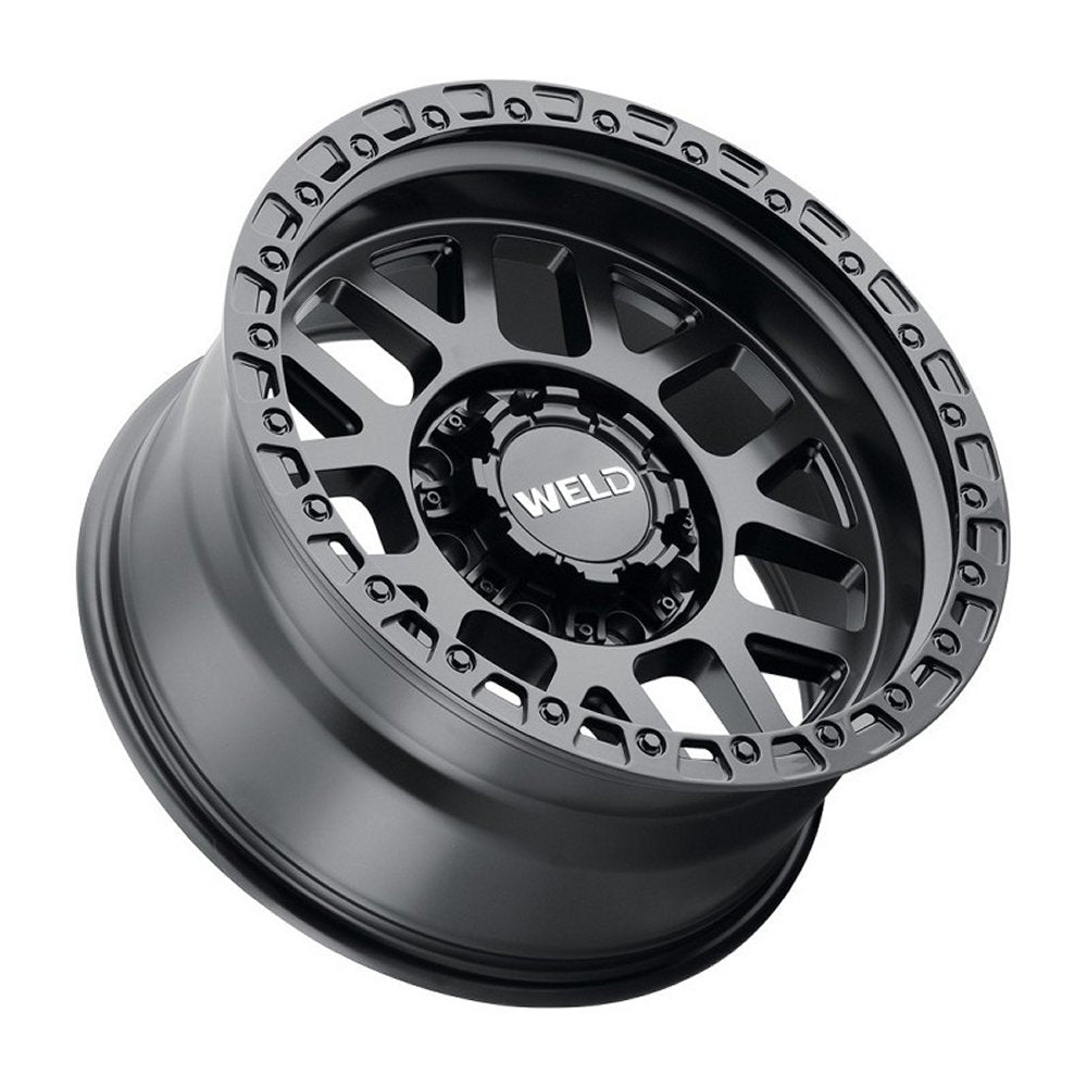 17x9 Weld Off-Road Cinch W104 Satin Black (Rotary Forged) 5x5/127 5x4.5/114.3 0mm - Flex Offroad