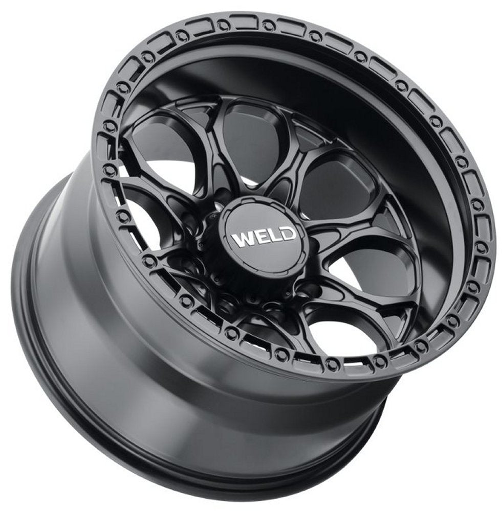 20x9 Weld Off-Road Ledge W108 Satin Black (Rotary Forged) 8x180 0mm - Flex Offroad