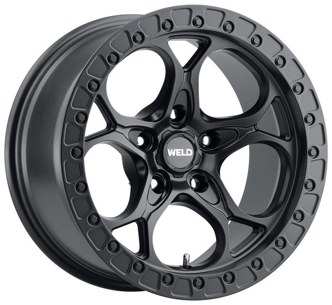 20x10 Weld Off-Road Ledge W108 Satin Black (Rotary Forged) 5x5/127 -18mm - Flex Offroad