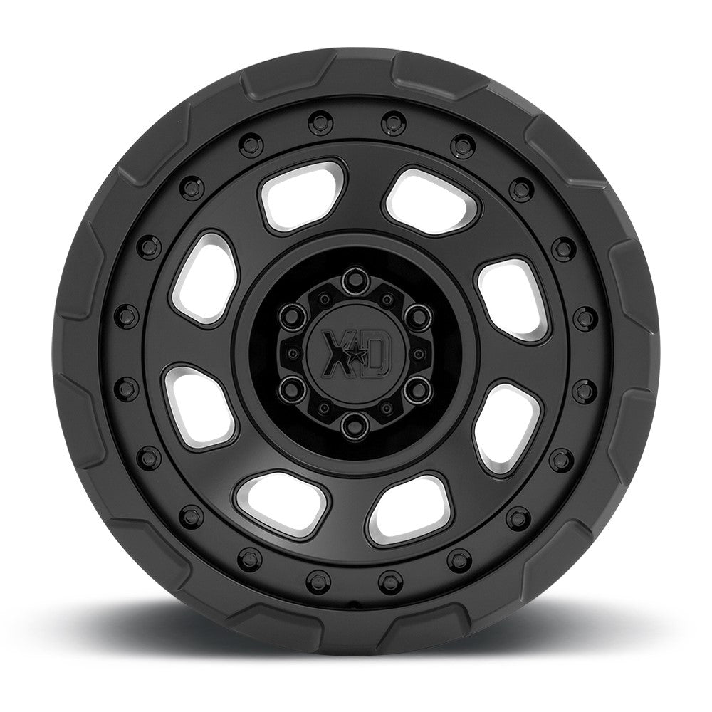 (Clearance - No Returns) 17x9 XD Series XD861 Storm Satin Black 5x5/127 -12mm