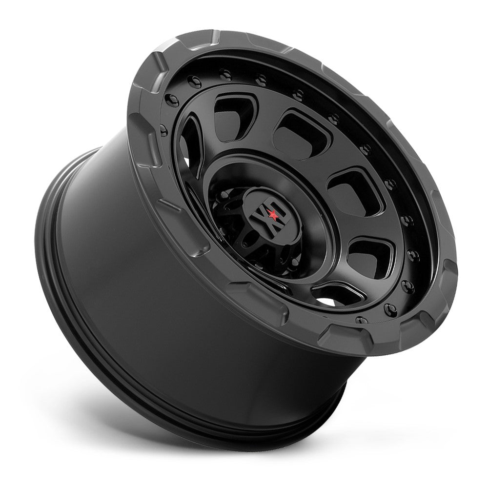 (Clearance - No Returns) 17x9 XD Series XD861 Storm Satin Black 5x5/127 -12mm