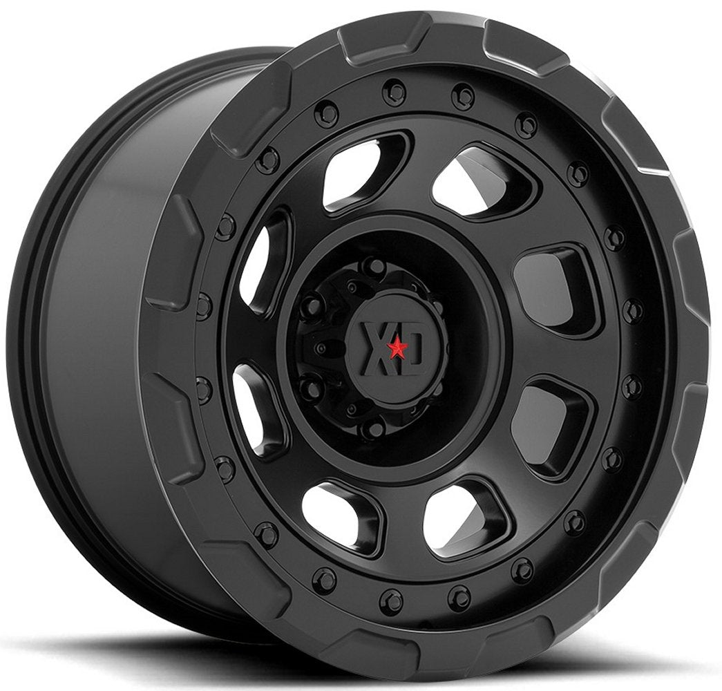 (Clearance - No Returns) 17x9 XD Series XD861 Storm Satin Black 5x5/127 -12mm