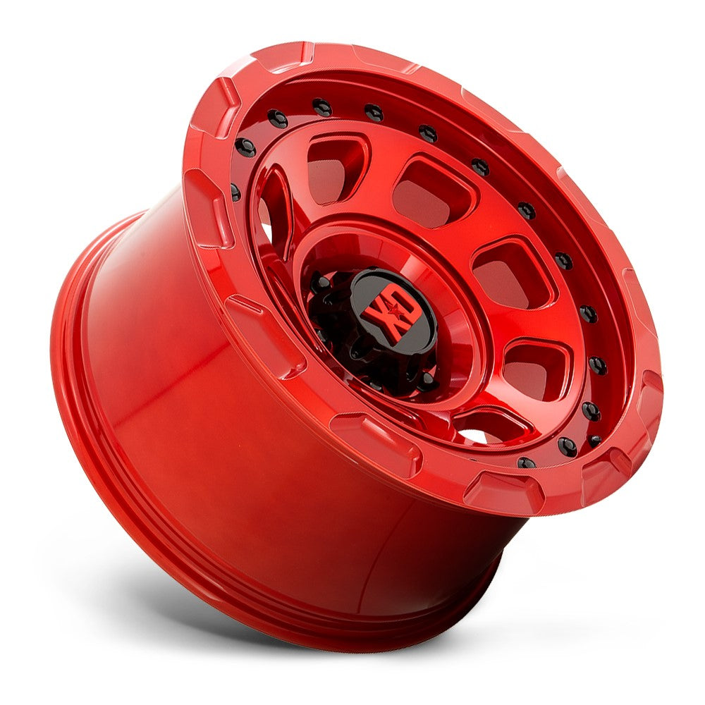(Clearance - No Returns) 20x9 XD Series XD861 Storm Candy Red 6x135 18mm - Flex Offroad