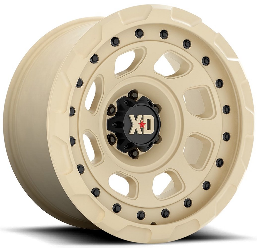 (Clearance - No Returns) 20x9 XD Series XD861 Storm Sand 6x135 18mm - Flex Offroad