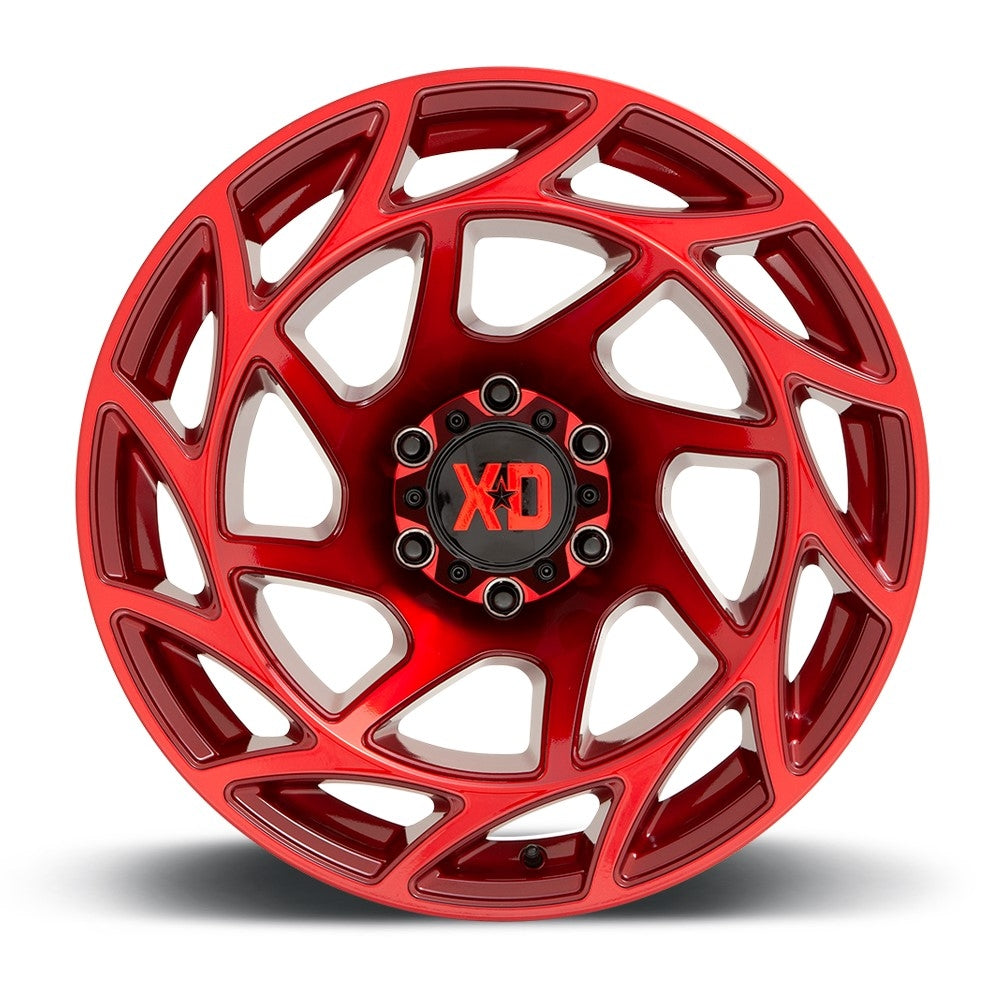(Clearance - No Returns) 20x10 XD Series XD860 Onslaught Candy Red 8x170 -18mm - Flex Offroad